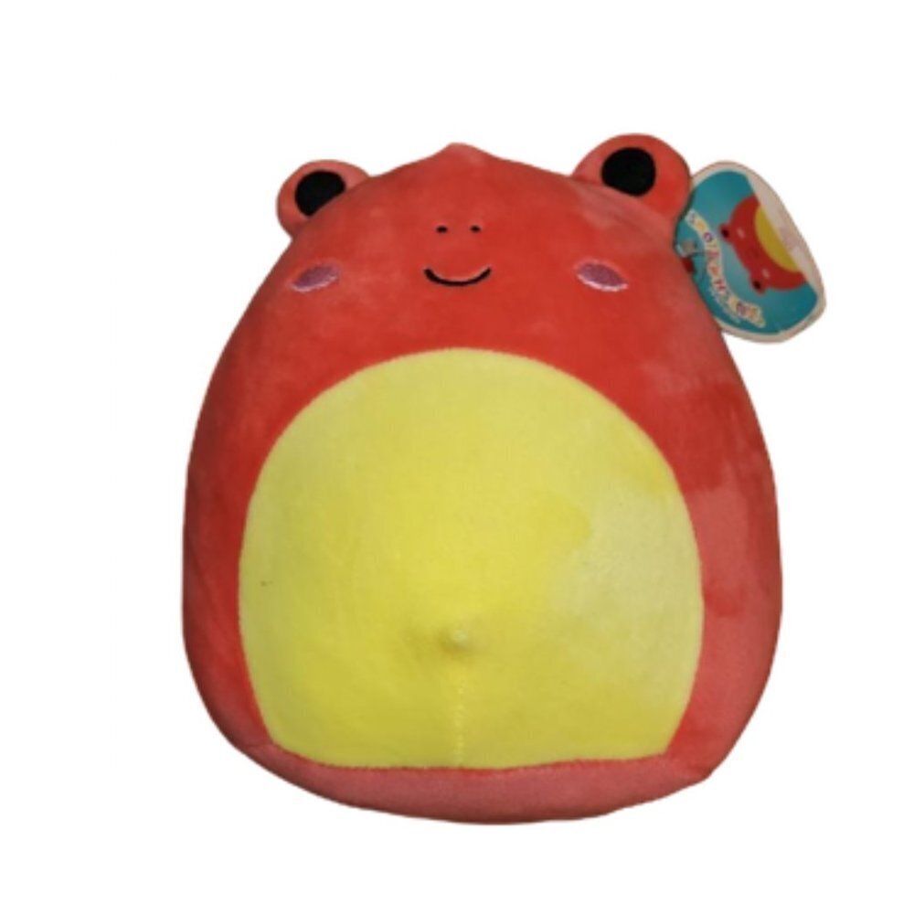 Squishmallow Obu the Red Frog 7-8" Plush Kellytoy